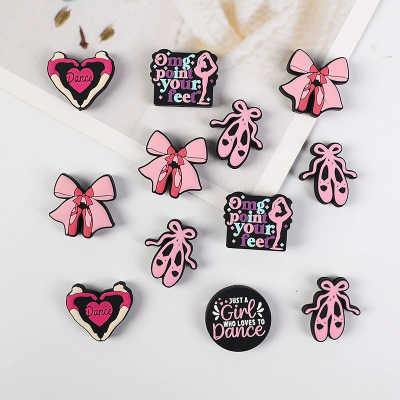 Ballet 3D Silicone Focal Beads