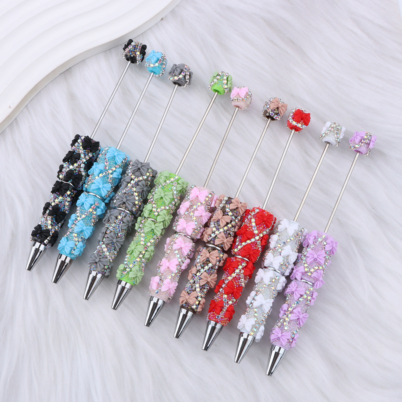 Bow Crystal Beadable Pens