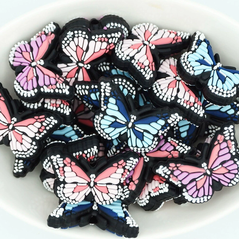 Butterfly Silicone Focal Beads