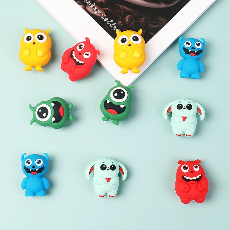 Halloween Monster 3D Silicone Focal Beads