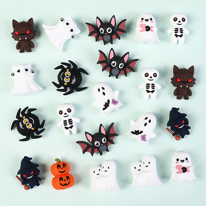 Halloween 3D Silicone Focal Beads — New Collection