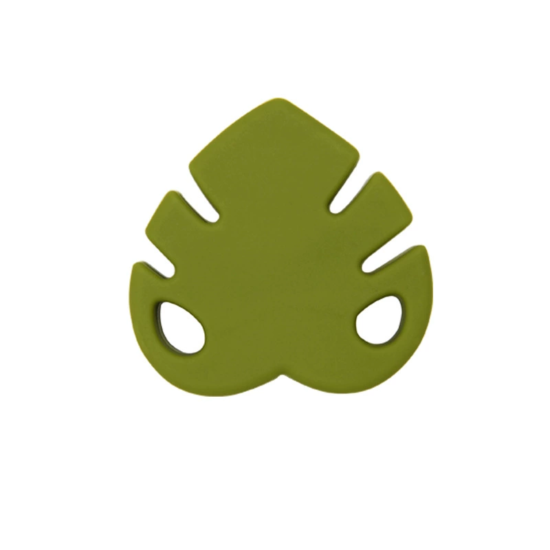 Monstera Leaf Silicone Focal Beads