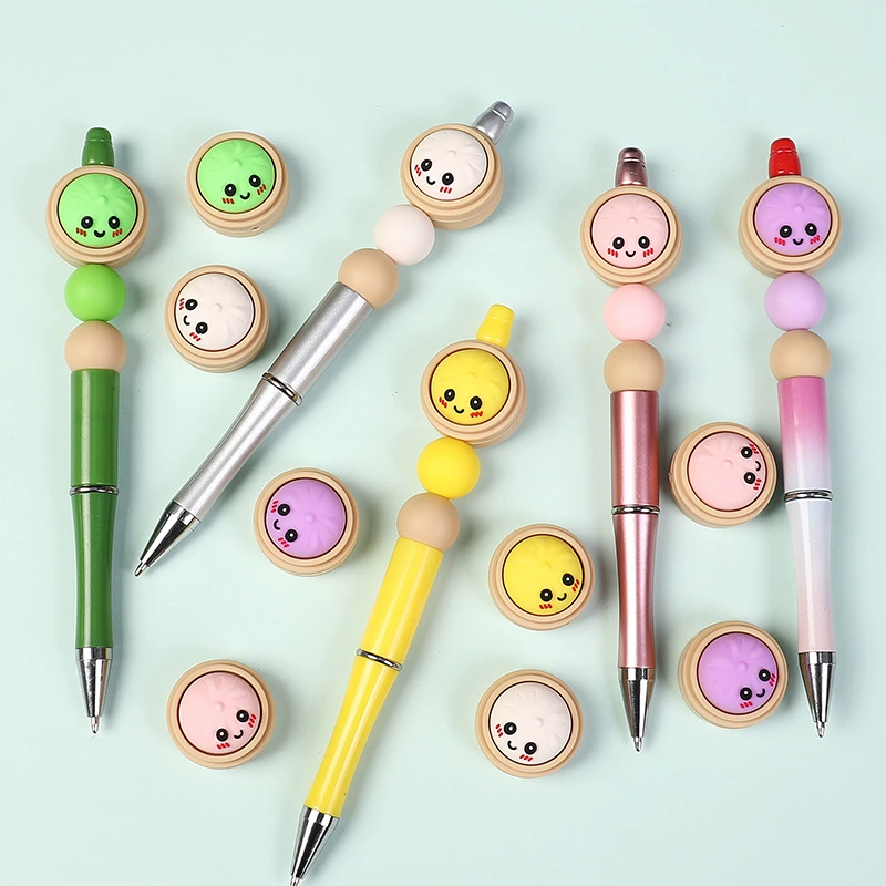 Steamed Bun 3D Silicone Focal Beads