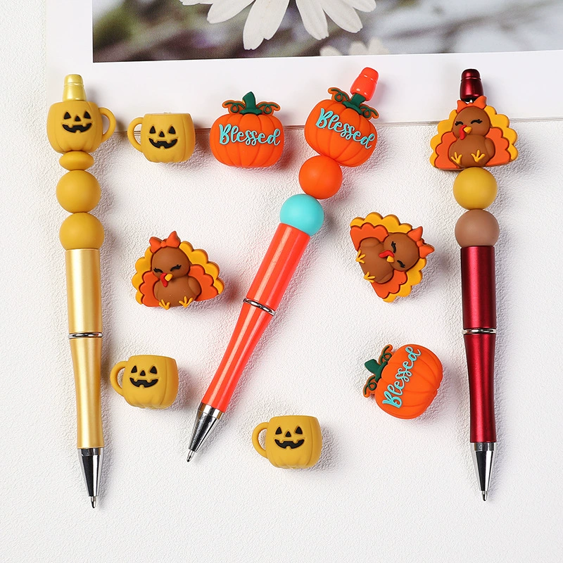Thanksgiving 3D Silicone Focal Beads
