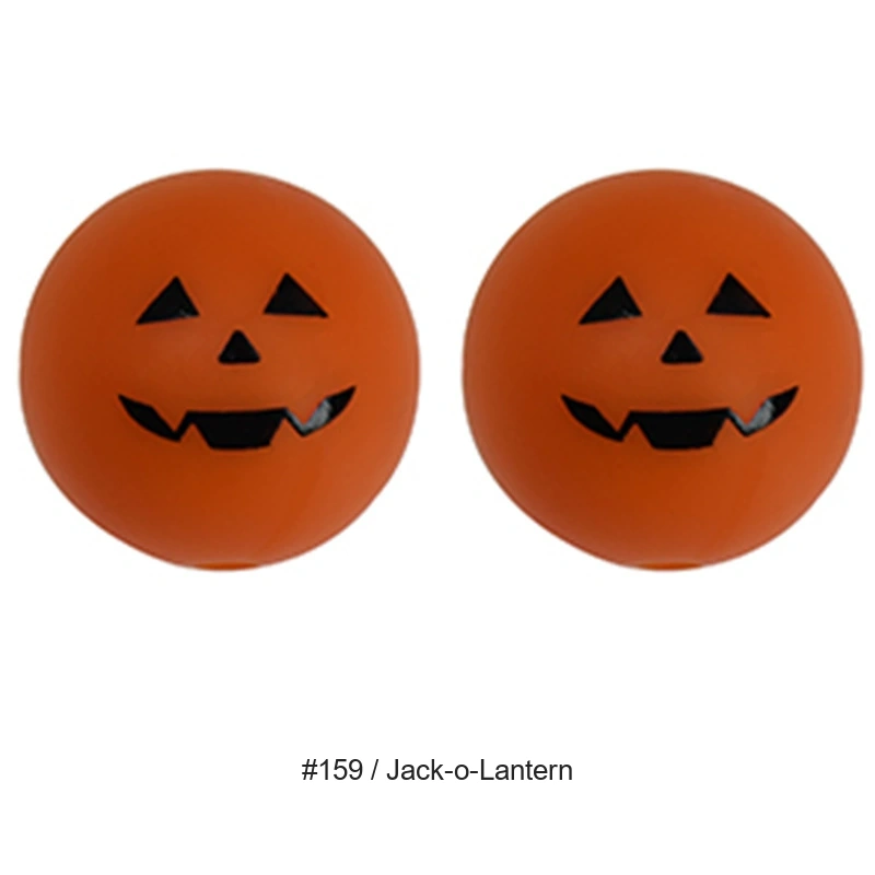 Halloween Silicone Beads, 12mm, 15mm & 19mm