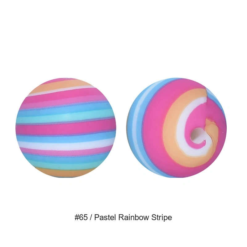 Patterned Silicone Beads, 12mm, 15mm & 19mm